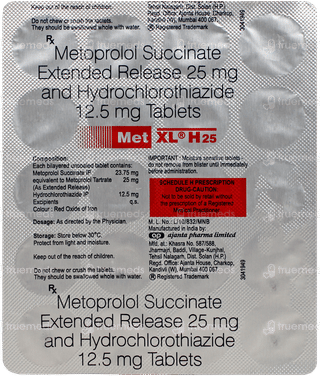 Met Xl H 25 Tablet 20