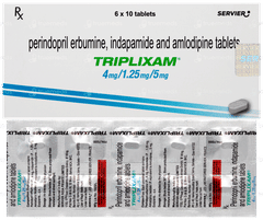 Triplixam 4mg/1.25mg/5mg Tablet 10 Triplixam 4mg/1.25mg/5mg Tablet 10