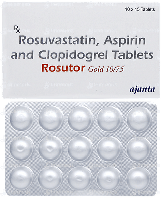 Rosutor Gold 10/75 Tablet 15