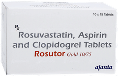 Rosutor Gold 10/75 Tablet 15
