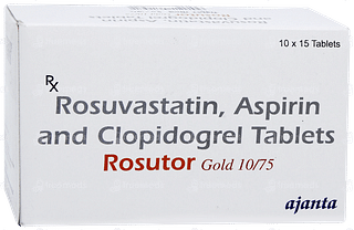 Rosutor Gold 10/75 Tablet 15