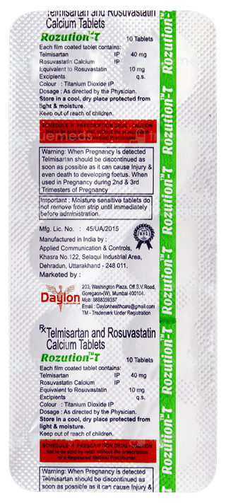 Rozution T Tablet 10