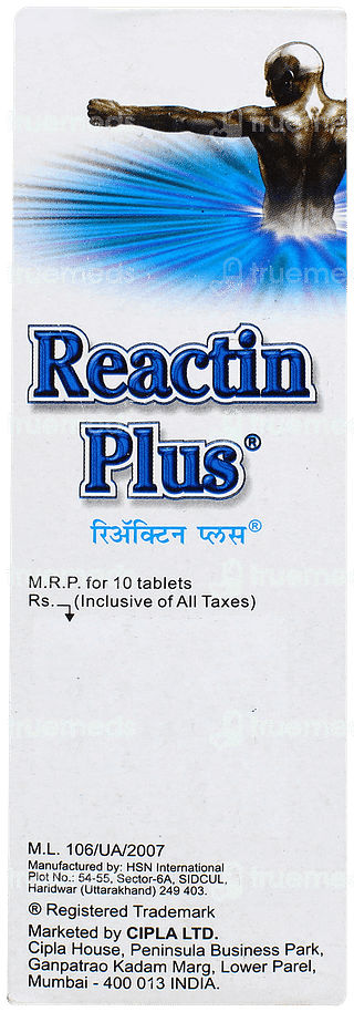 Reactin Plus Tablet 10