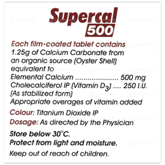 Supercal 500 Tablet 15 Supercal 500 Tablet 15
