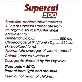 Supercal 500 Tablet 15