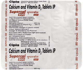 Supercal 500 Tablet 15