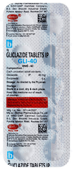 Gli 40 Tablet 10 Gli 40 Tablet 10