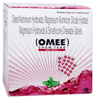 Omee Mint Flavour Chew Tabs 12