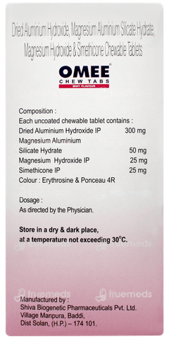 Omee Mint Flavour Chewable Tablet 12
