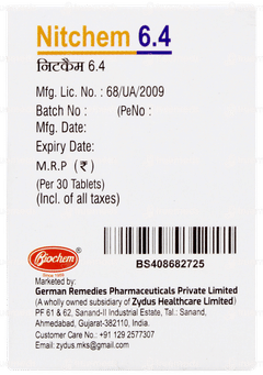 Nitchem 6.4 Tablet 30