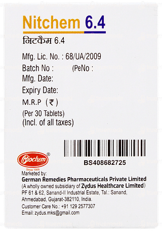 Nitchem 6.4 Tablet 30