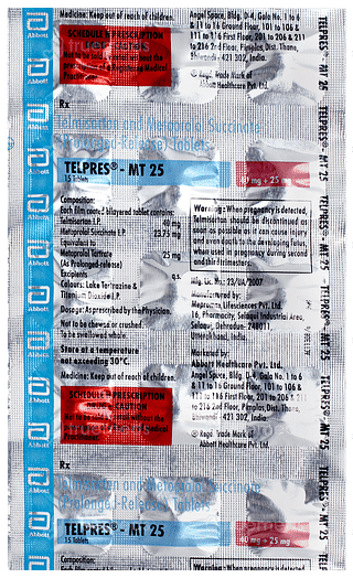 Telpres Mt 25 Tablet 15