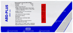 Abd Plus Chewable Tablet 1