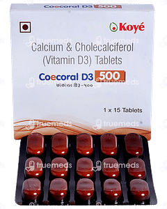 Coecoral D3 500 Tablet 15