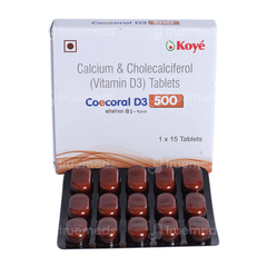 Coecoral D3 500 Tablet 15