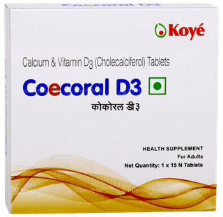 Coecoral D3 500 Tablet 15