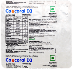 Coecoral D3 500 Tablet 15