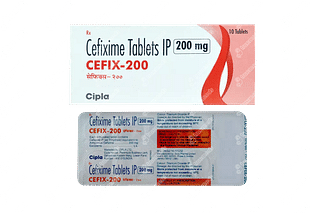 Cefix 200 MG Tablet 10