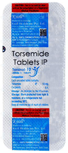 Torsinol 10 Tablet 10 Torsinol 10 Tablet 10