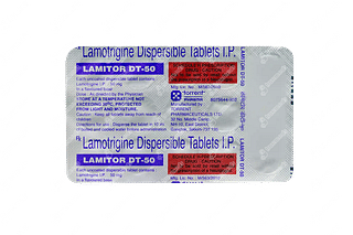 Lamitor Dt 50 MG Tablet 15