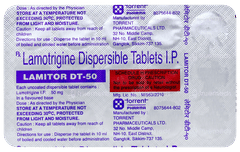 Lamitor Dt 50 Tablet 15 Lamitor Dt 50 Tablet 15
