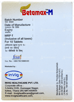 Betamax M Tablet 10