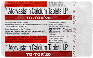 Tg Tor 20 Tablet 15