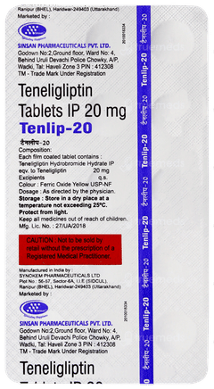 Tenlip 20 Tablet 15 Tenlip 20 Tablet 15