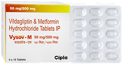 Vysov M 50mg/500mg Tablet 15