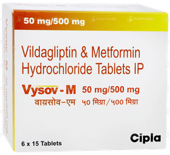 Vysov M 50mg/500mg Tablet 15 Vysov M 50mg/500mg Tablet 15