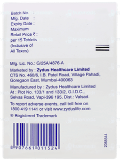 Vinglyn M 1000 Tablet 15 Vinglyn M 1000 Tablet 15