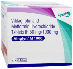 Vinglyn M 1000 Tablet 15 Vinglyn M 1000 Tablet 15