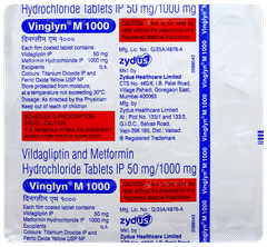 Vinglyn M 1000 Tablet 15 Vinglyn M 1000 Tablet 15