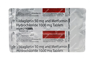 Vilact M 50/1000 MG Tablet 10