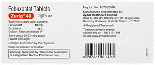 Zurig 40 Tablet 15