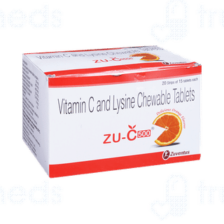 Zu C 500 Chewable Tablet 15