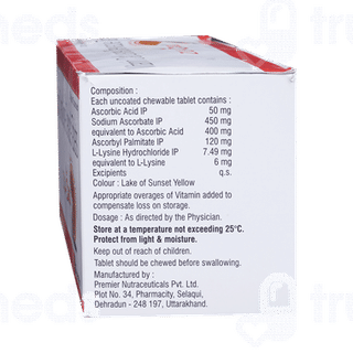 Zu C 500 Chewable Tablet 15