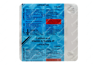 Lupical 500 Mg/250iu Tablet 15