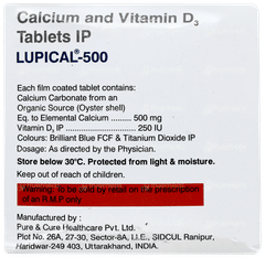 Lupical 500 Tablet 15 Lupical 500 Tablet 15