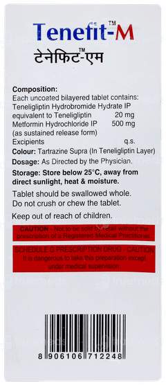 Tenefit M Tablet 15 Tenefit M Tablet 15