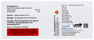 Febuxot 40 Tablet 10