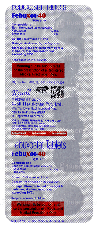 Febuxot 40 Tablet 10