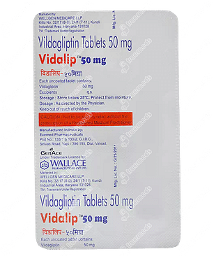 Vidalip 50 MG Tablet 15