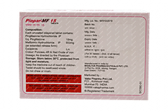 Piopar Mf 15 Tablet 10 Piopar Mf 15 Tablet 10