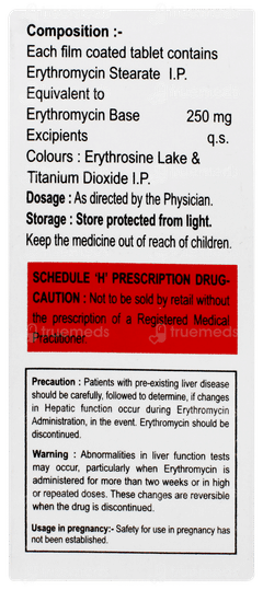 Omega Erythro 250 Tablet 10 Omega Erythro 250 Tablet 10