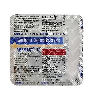 Vermact 12 MG Tablet Dt 4