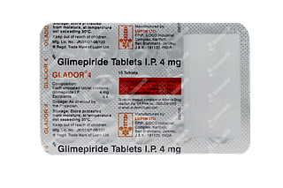 Glador 4 MG Tablet 15