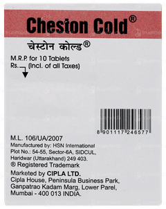 Cheston Cold Tablet 10