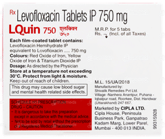 Lquin 750 Tablet 5 Lquin 750 Tablet 5