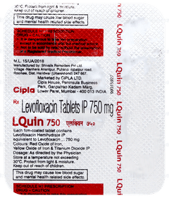 Lquin 750 Tablet 5 Lquin 750 Tablet 5